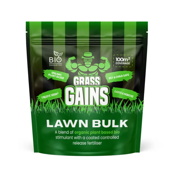 grass gains®️ lawn bulk (6 month) fertiliser 2.5kg