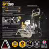 v tuf torrent gpt200 petrol pressure washer
