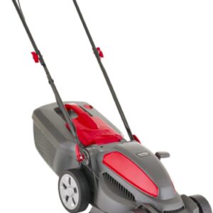 electress 34 mains electric lawnmower, 34 cm cutting width, electric corded, up to 250 m², includes 35 litre grass collector
