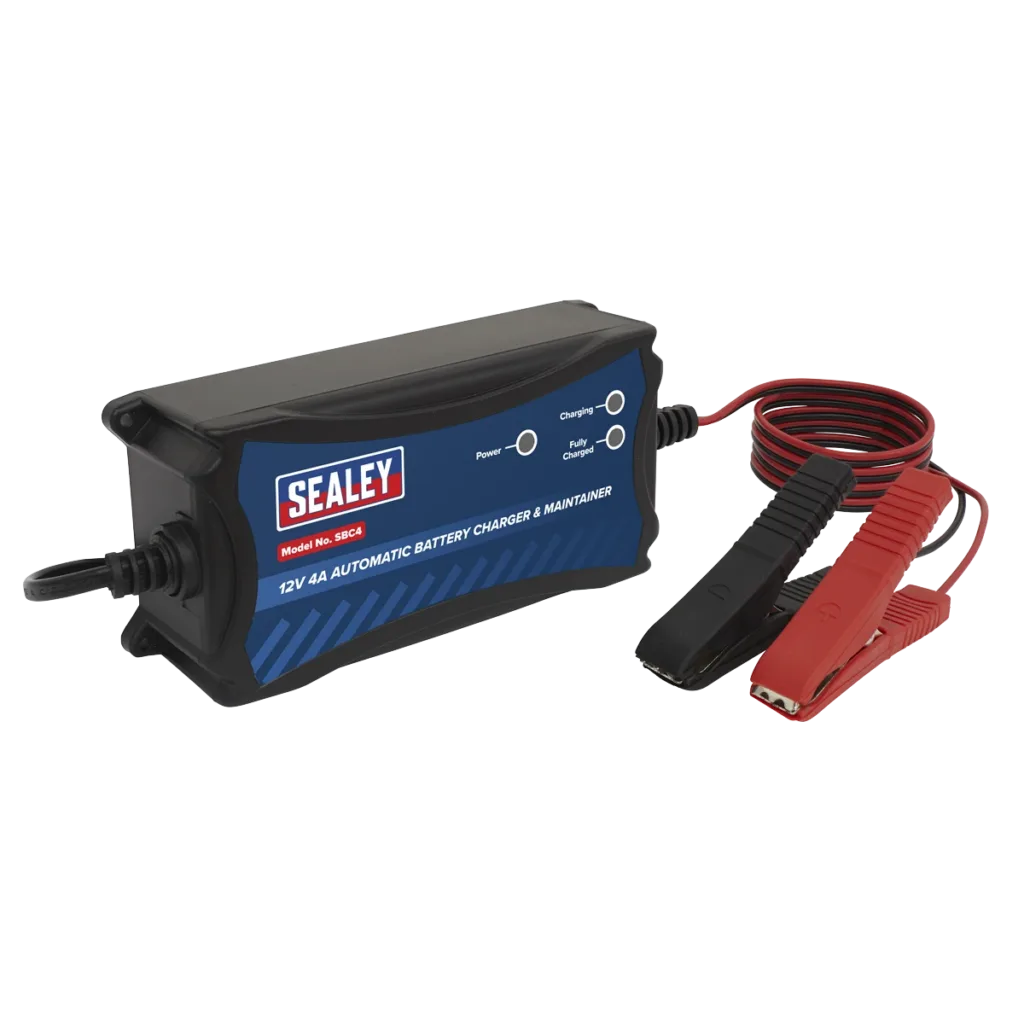 sealey 12v 4a automatic battery charger & maintainer