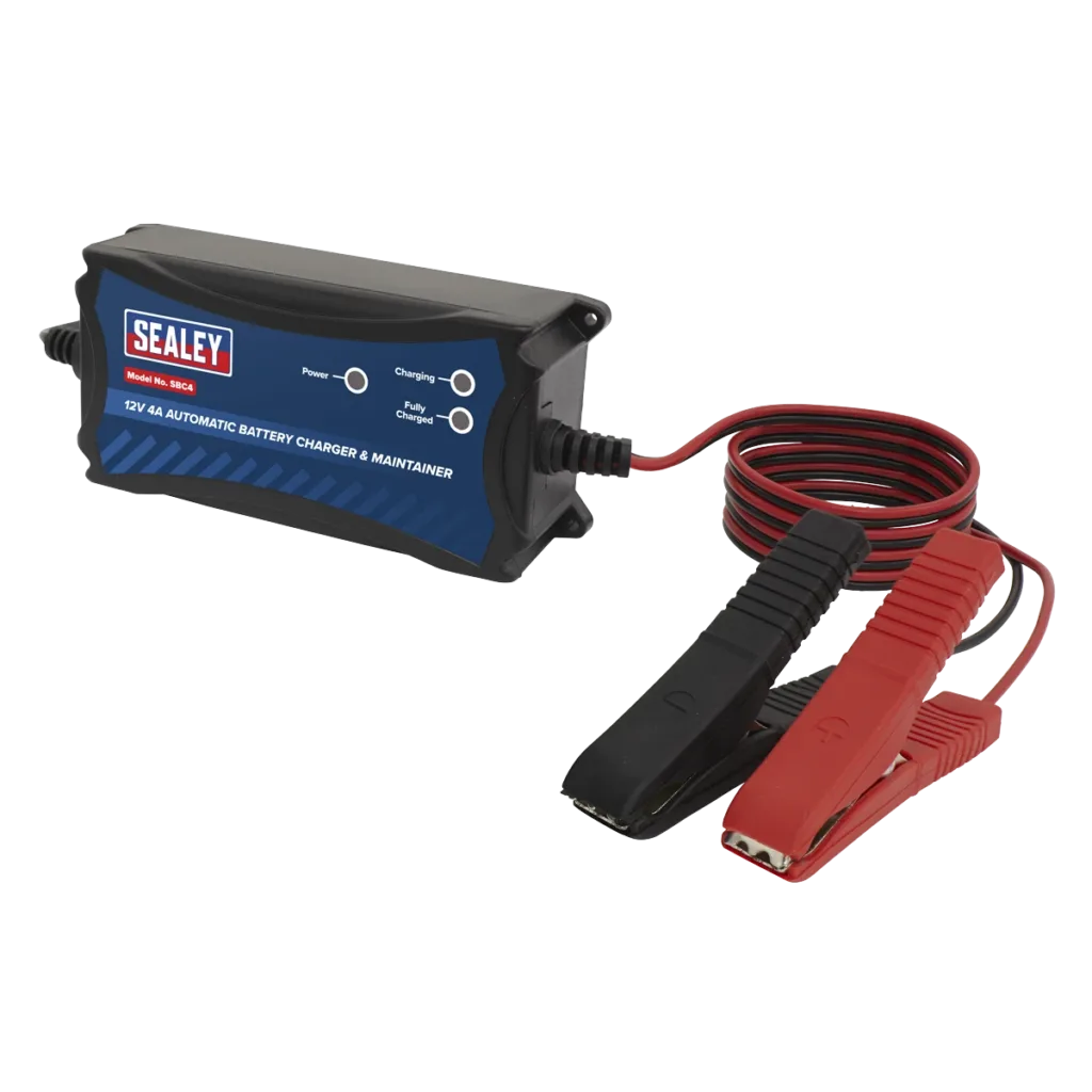 sealey 12v 4a automatic battery charger & maintainer