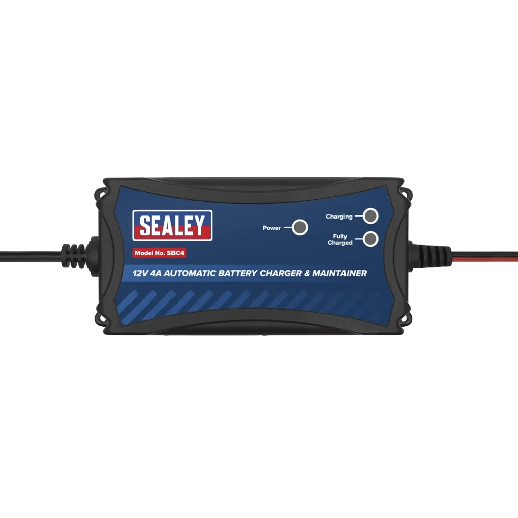 sealey 12v 4a automatic battery charger & maintainer
