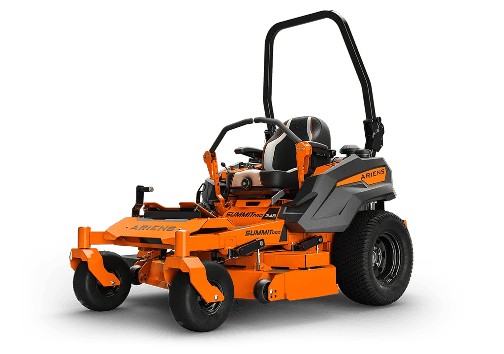 summit pro 348 122cm side discharge zero turn ride on lawnmower