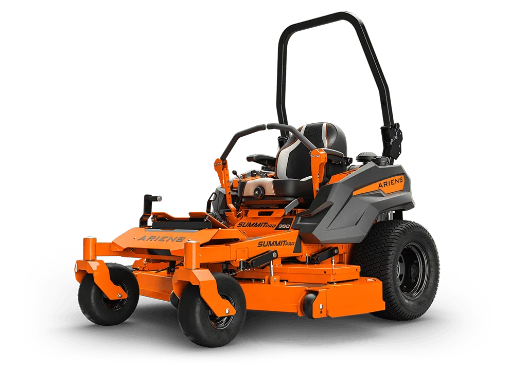 summit pro 360 152cm side discharge zero turn ride on lawnmower