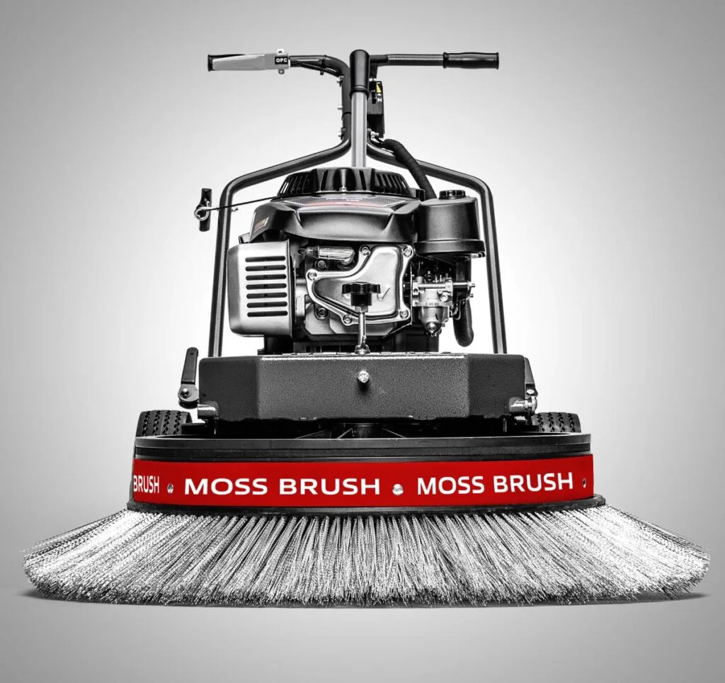intrepid 87 mbp petrol sweeper moss brush