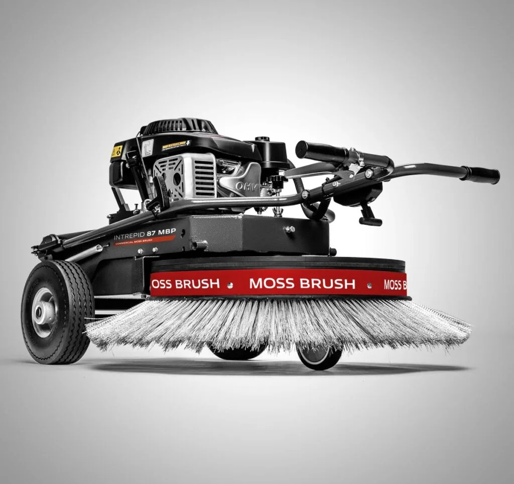 intrepid 87 mbp petrol sweeper moss brush