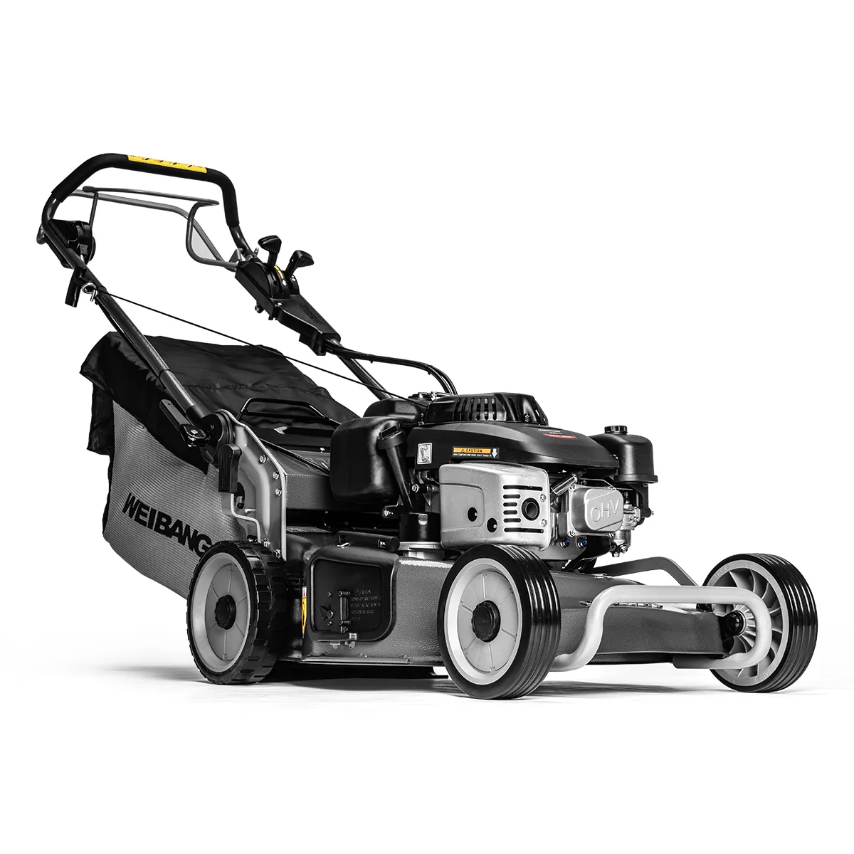 virtue 53 ssdx bbc lv, 53cm (21"), 70l collector, 3 in 1 petrol lawnmower
